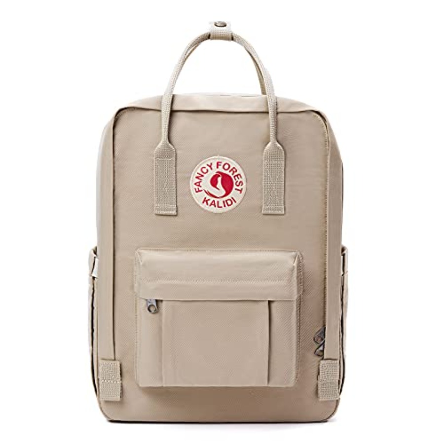 Laptop Bag Leather 15 - Lässiger Laptop-Rucksack, 15 Zoll, quadratischer Tagesrucksack,