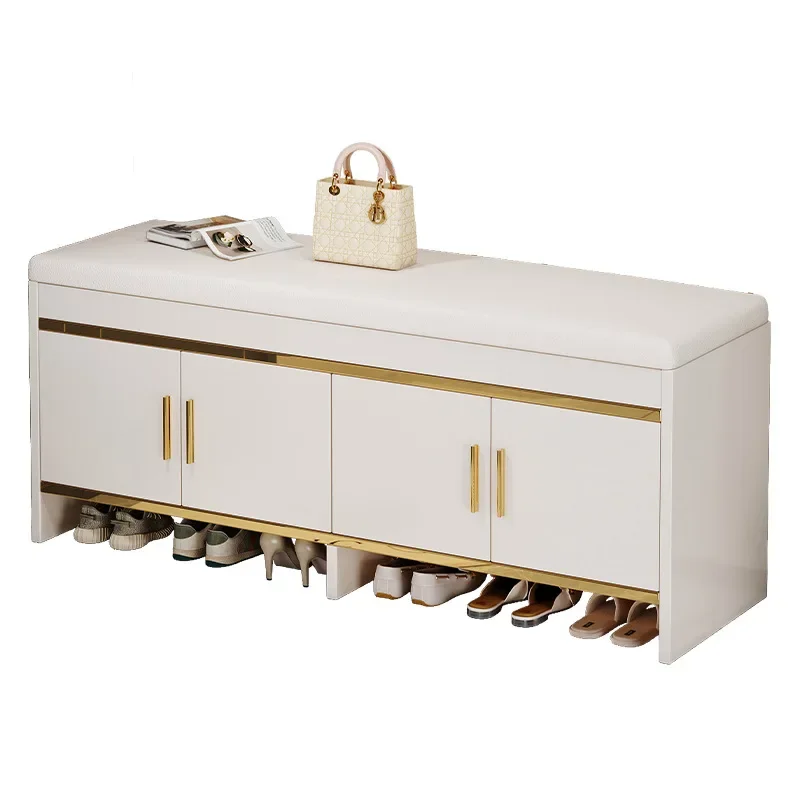 Luxury Bags Entry - Schuhwechselhocker, leichter Luxus-Schuhhocker mit Türeinstieg, kann