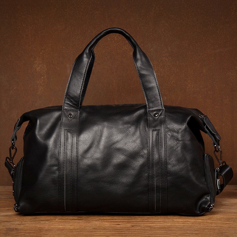 Laptop Bag Leather 15 - Herrenhandtasche aus genarbtem Leder im europäischen