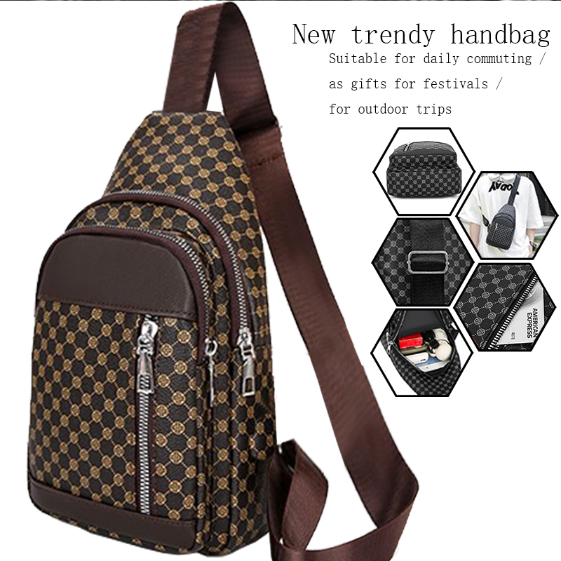 Shoulder Bag Slouchy - Funktionelle Brusttasche im neutralen Stil für