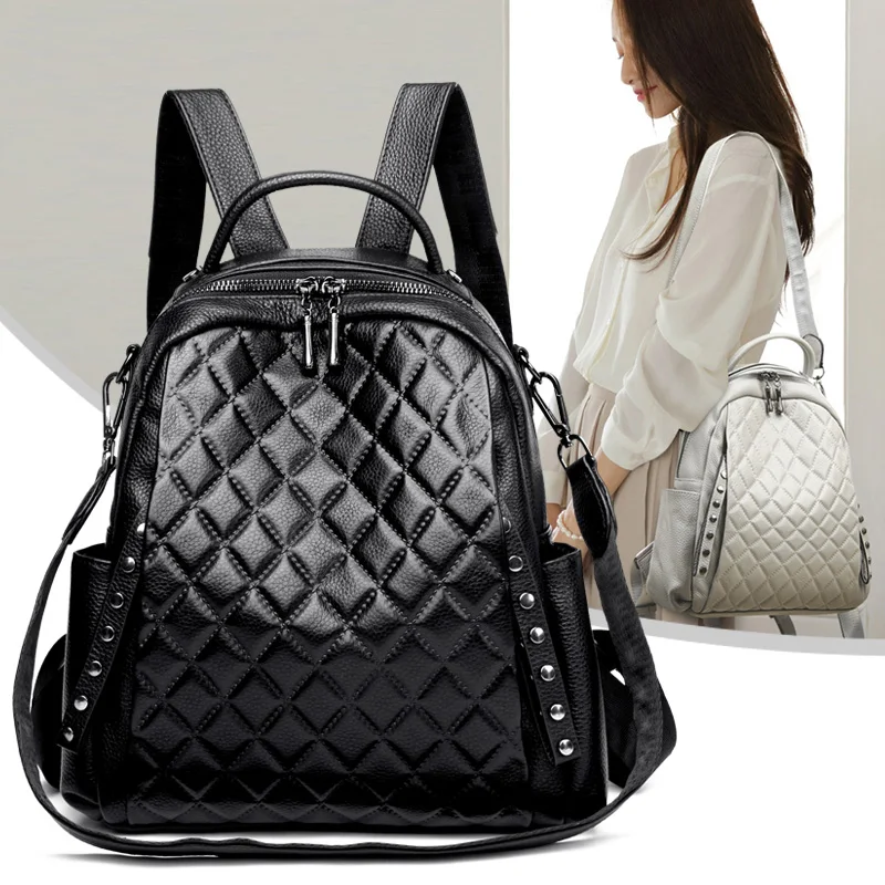 Echtes Leder Rucksack Frauen S – Luxury Bags Leather Bewertung und Preis