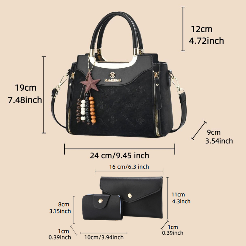 Stilvolle Damenhandtasche, ein – Luxury Zipper Bags Bewertung und Preis