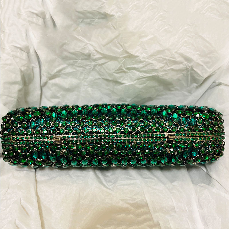 Luxus Grün Strass Abend Kupplu – Luxury Bags Green Bewertung und Preis