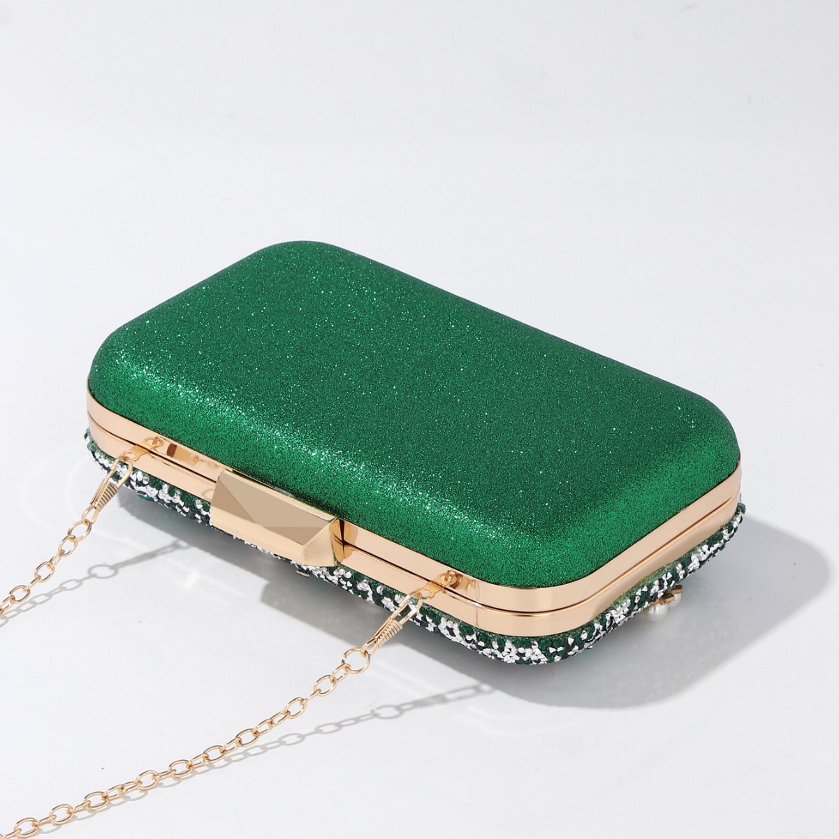 Luxuriöse grüne Abend-Clutch m – Luxury Bags Green Bewertung und Preis