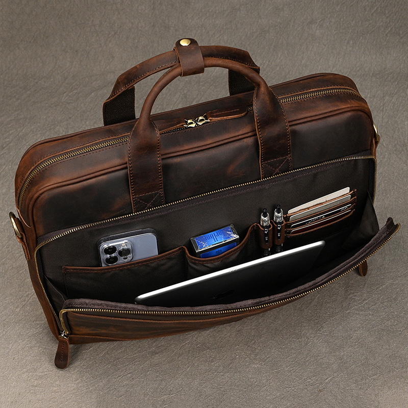 Crazy Horse Echtes Leder Männe – Laptop Bag Leather 15 Bewertung und Preis