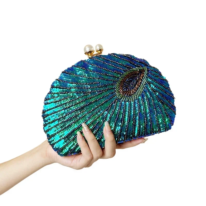 Neue Luxuriöse Pfauengrüne Clu – Luxury Bags Green Bewertung und Preis