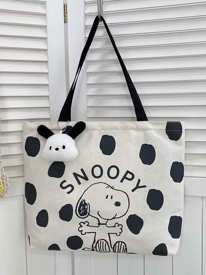 Cartoon Snoopy Canvas-Umhänget – Shoulder Bag Slouchy Bewertung und Preis