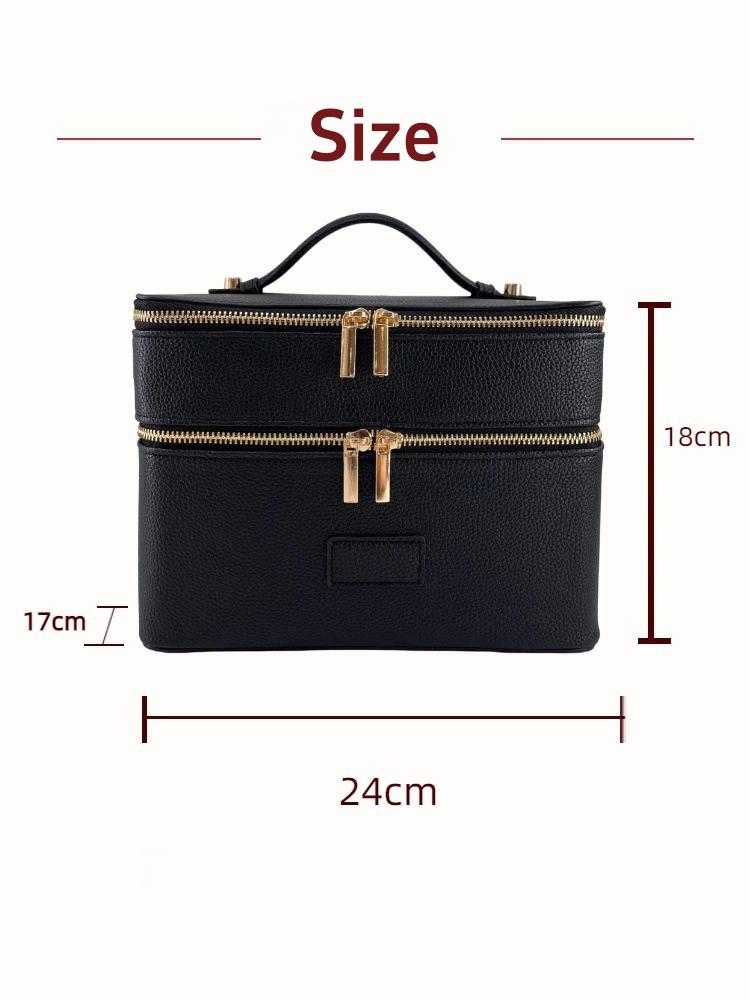 Große Kapazität Doppelschichti – Luxury Bags Leather Bewertung und Preis
