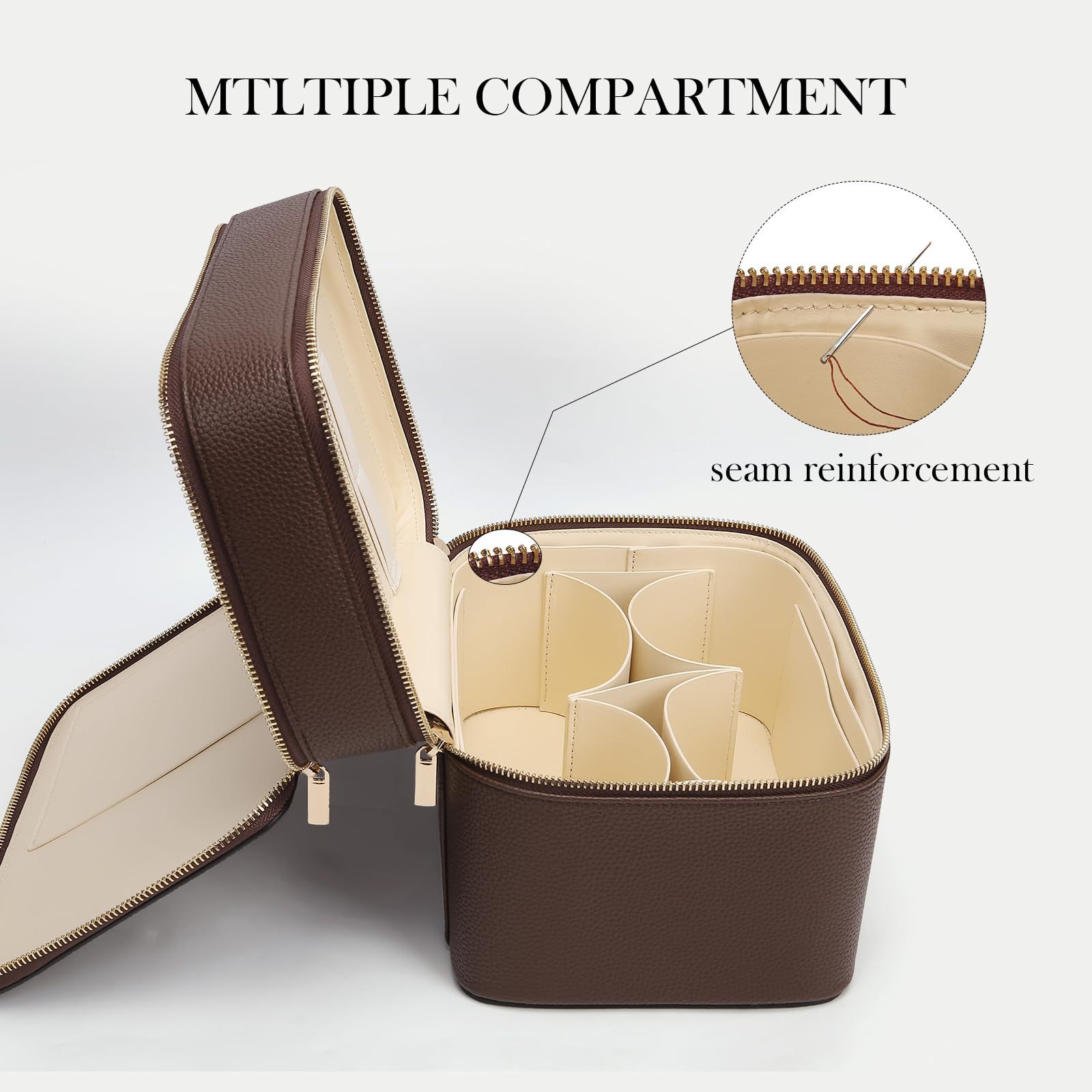 Große Kapazität Doppelschichti – Luxury Bags Leather Bewertung und Preis
