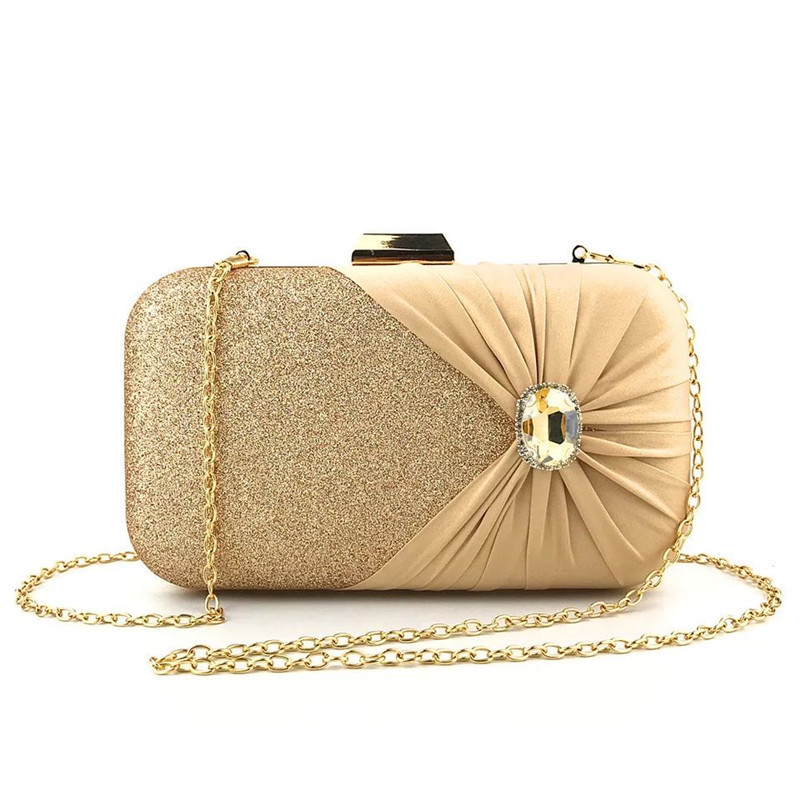 Silberne Luxus-Kristall-Abendt – Luxury Bags Green Bewertung und Preis