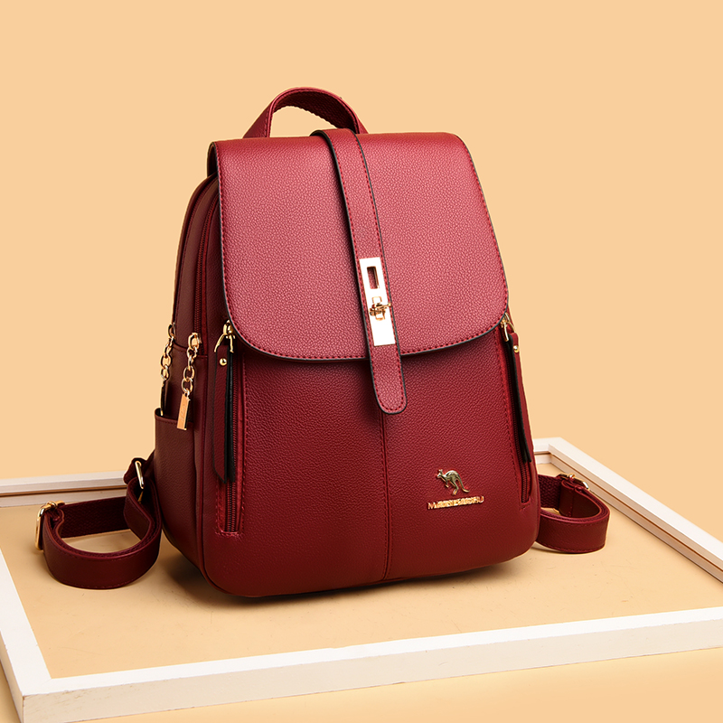 Luxus Frauen Leder Rucksäcke f – Luxury Bags Leather Bewertung und Preis