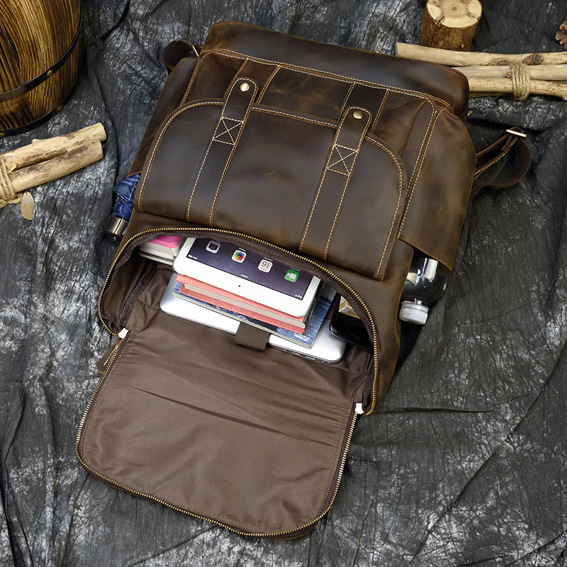 Große Kapazität Vintage Leder  – Laptop Bag Leather 15 Bewertung und Preis