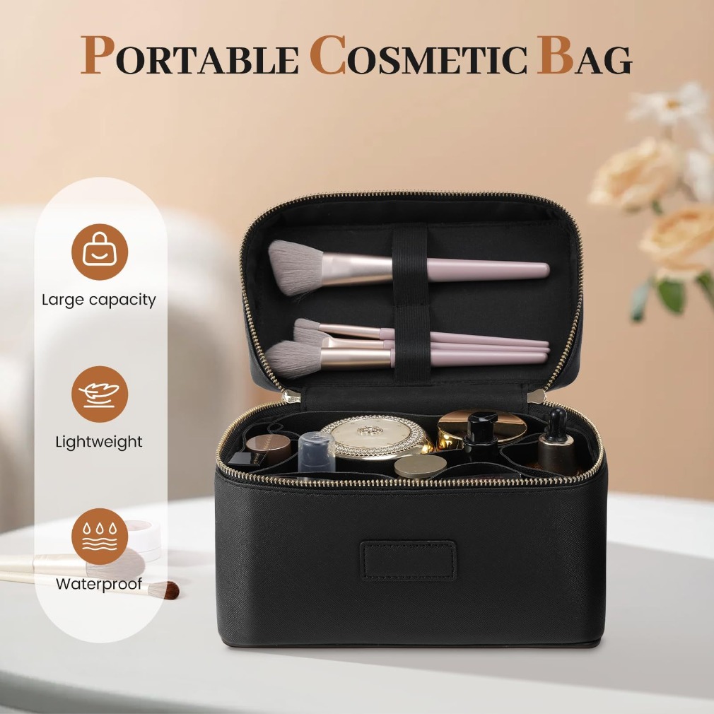 Luxuriöse Kosmetiktasche aus L – Luxury Bags Leather Bewertung und Preis