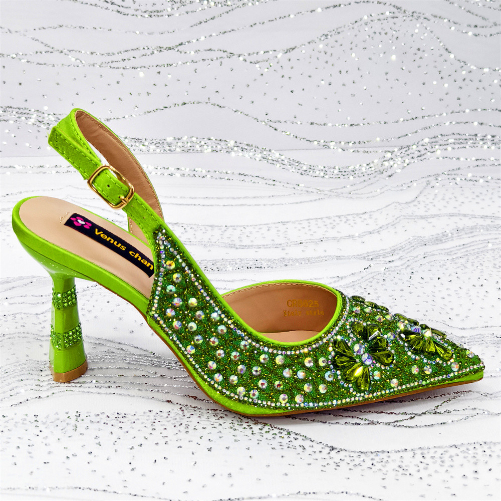Luxuriöse grüne Strass-Partysc – Luxury Bags Green Bewertung und Preis
